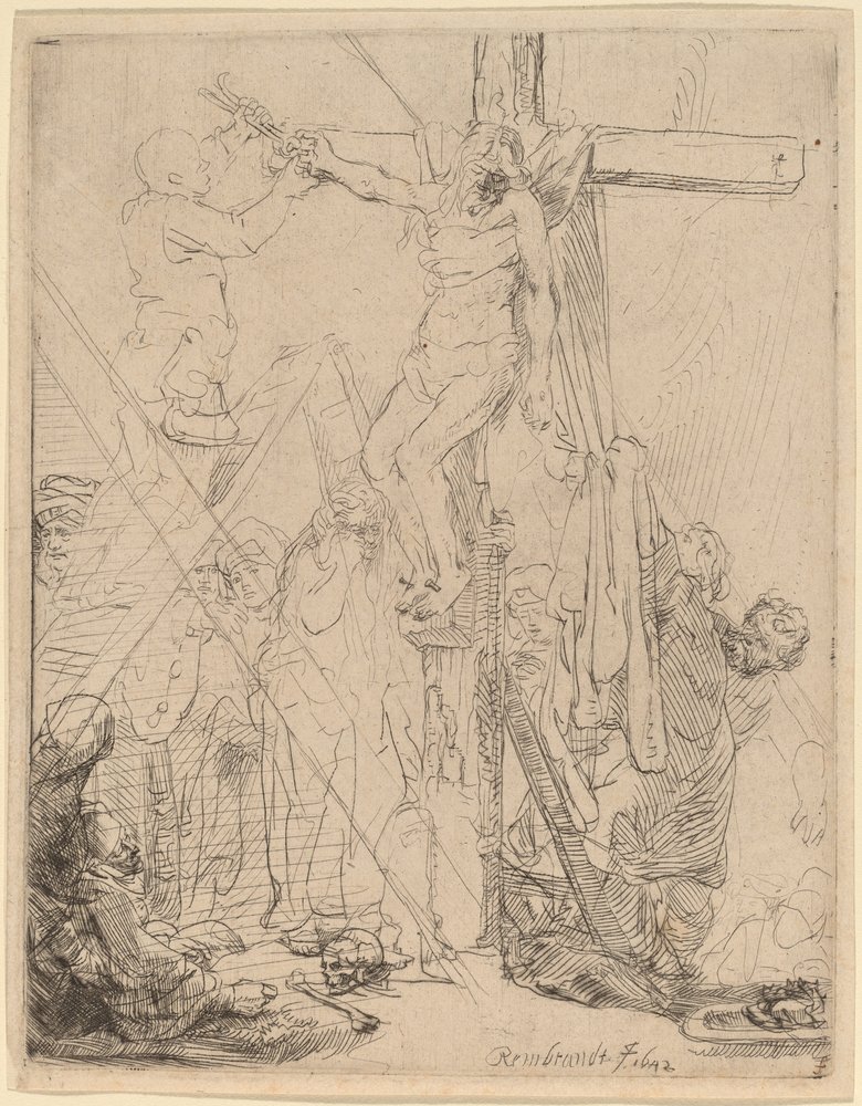 La Descente de Croix : une esquisse, 1642 - Rembrandt van Rijn