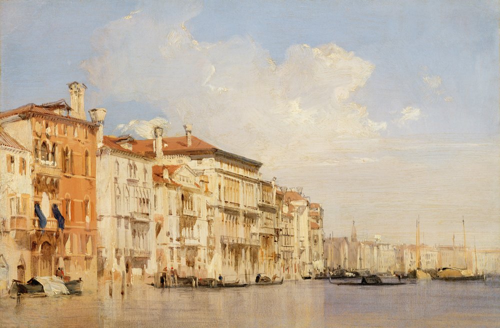 Grand Canal, Venise - Richard Parkes Bonington