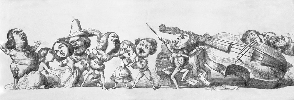 Visiteurs italiens à la Grande Exposition, 1851 - Richard Doyle