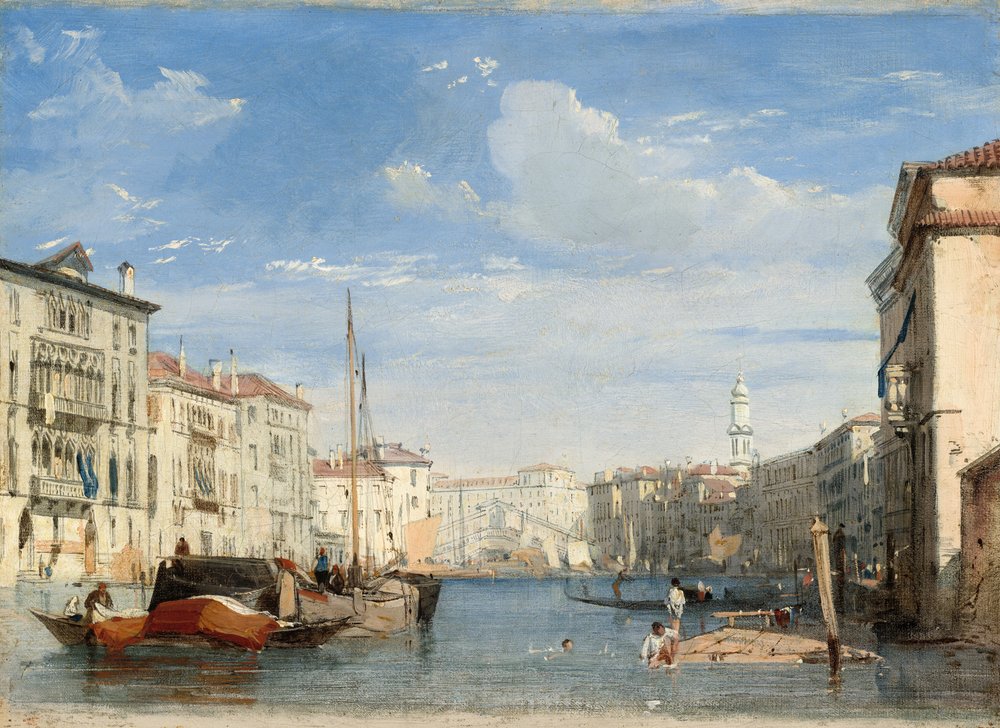 Le Grand Canal (1826-1827) - Richard Parkes Bonington
