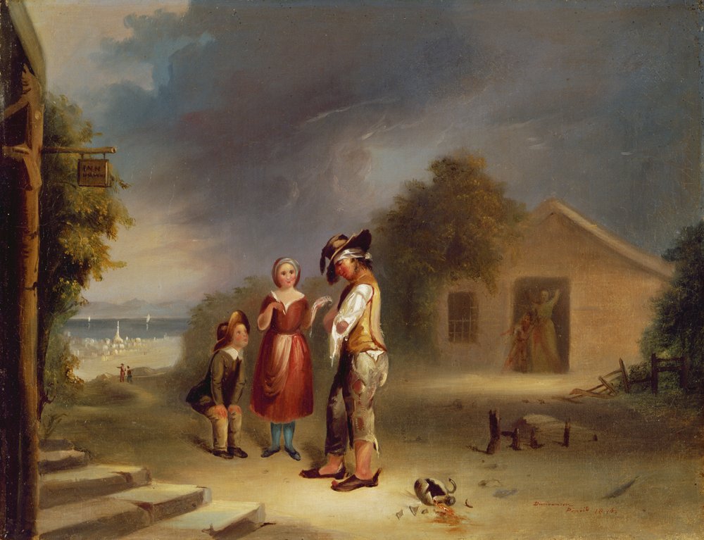 Le sort des ivrognes, 1845 - Robert Scott Duncanson
