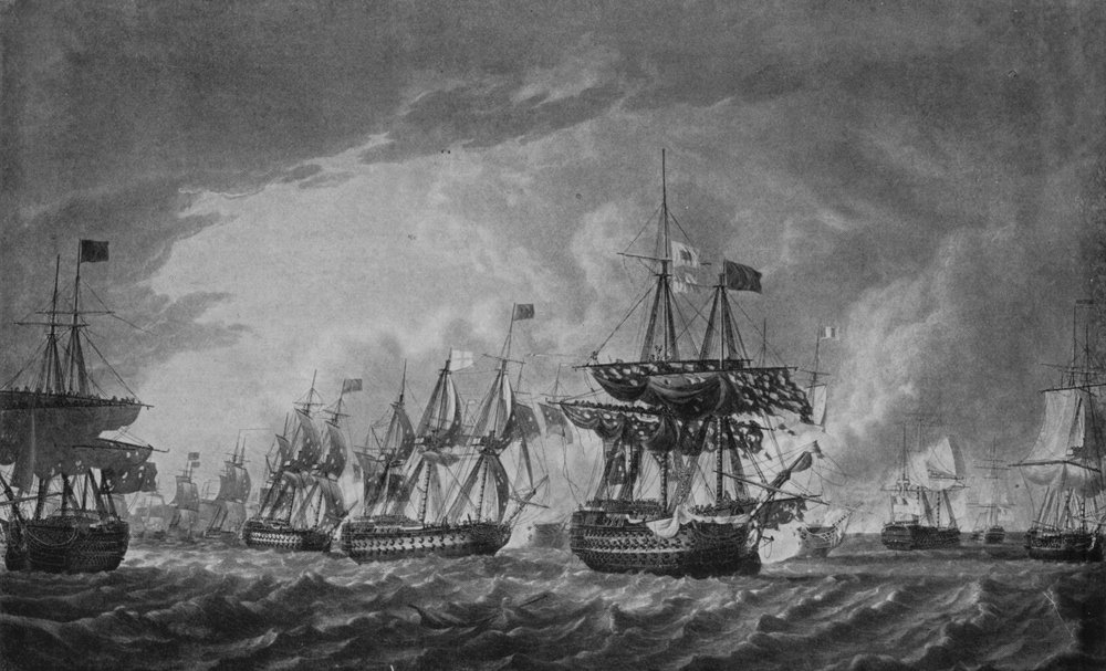 Avant le Glorieux Premier Juin, vers 1795 - Robert Dodd
