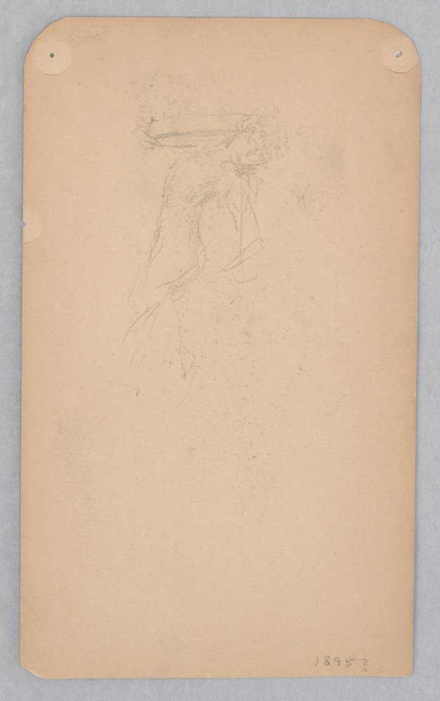 Étude pour une femme dansante, « Humeurs en musique », Mendelssohn Glee Club, New York, NY - Robert Frederick Blum