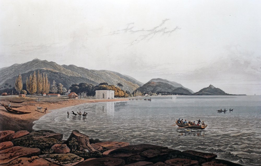 Vue de la plage nord depuis la Counsel House, Prince of Wale