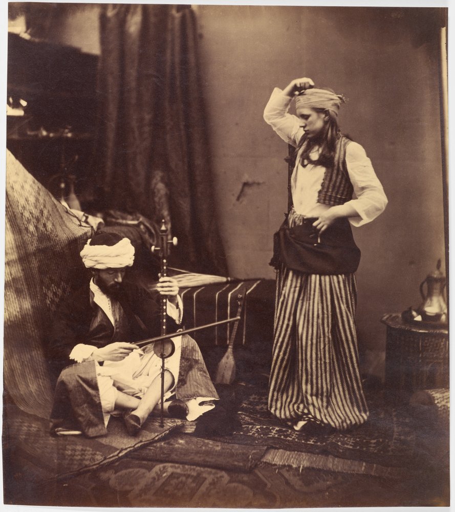 Musicien et danseuse - Roger Fenton