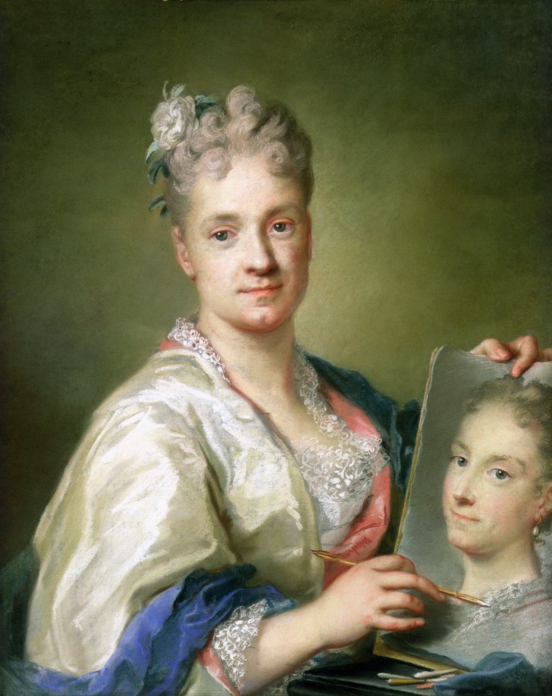 Autoportrait, 1709 - Rosalba Giovanna Carriera