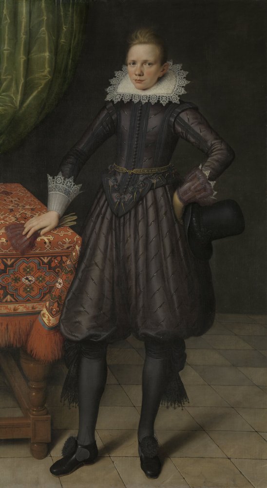 Portrait d'un jeune homme, probablement Peter Courten (1599-1624)