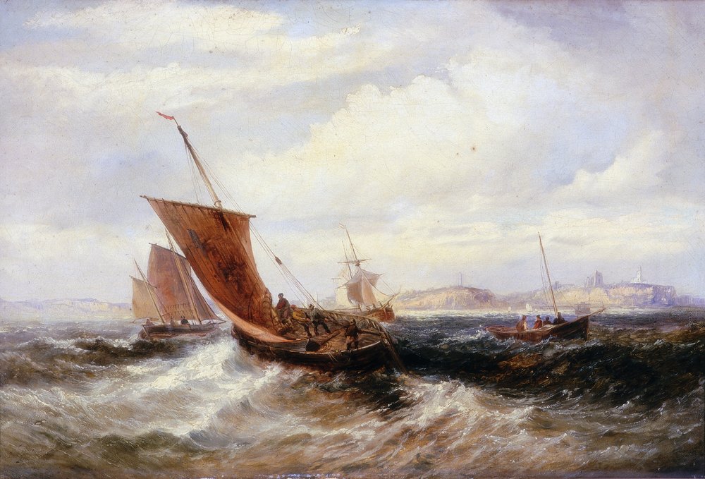 Barre de Tynemouth | Samuel Calvert | Estampe d'art