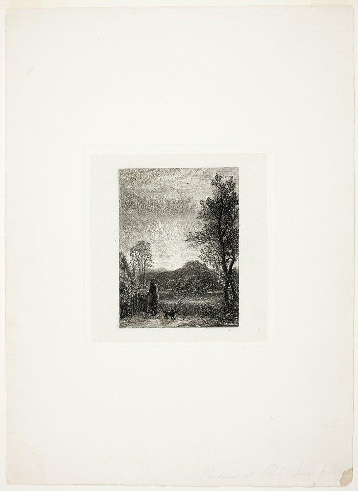 L'alouette | Samuel Palmer | Estampe d'art