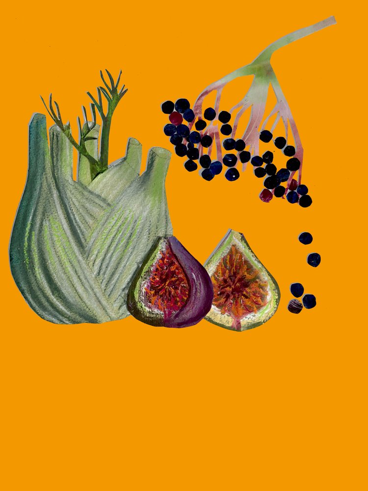 Fruits et légumes découpés - Sarah Thompson-Engels