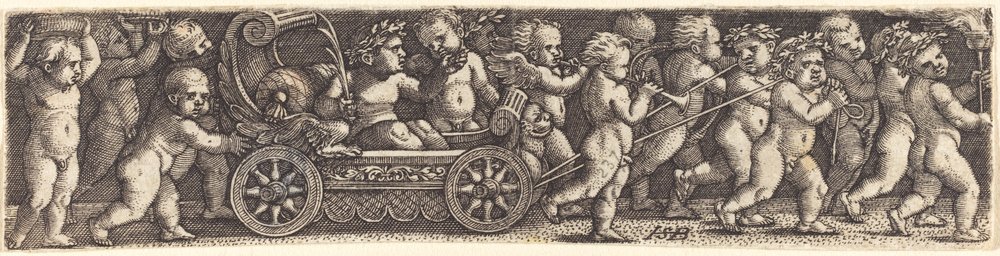Procession triomphale d'enfants | Sebald Beham
