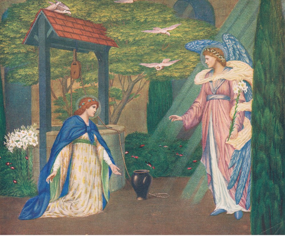 Marie au puits. 