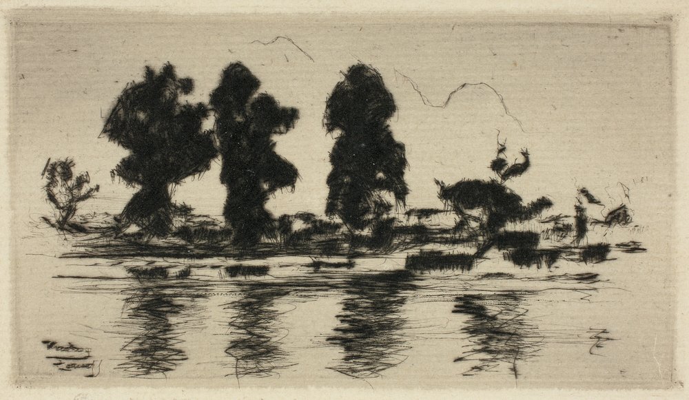 La Tamise, Soir | Theodore Roussel | Estampe d'art