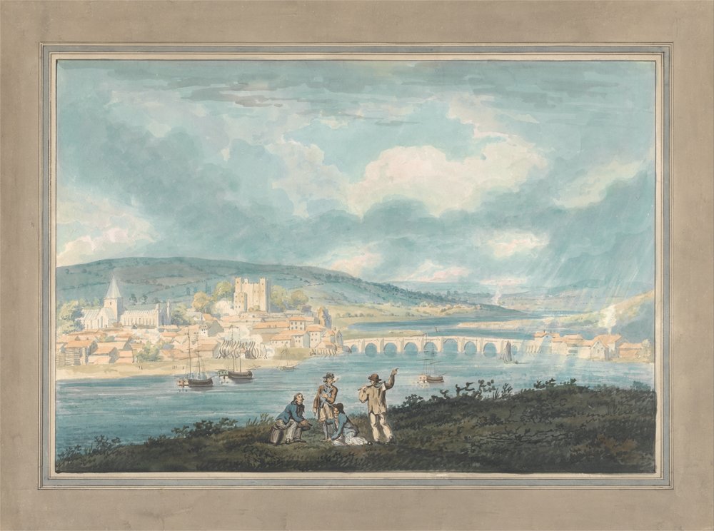 Rochester, Kent - du nord | Thomas Girtin | Estampe d'art