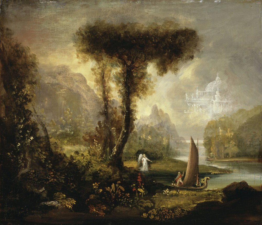Le voyage de la vie : la jeunesse (étude) | Thomas Cole