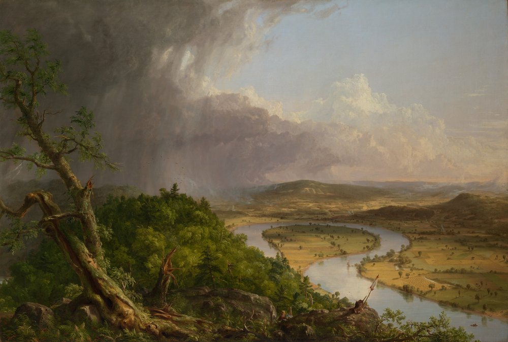 Vue depuis le mont Holyoke, Northampton, Massachusetts, après un orage - Le Méandre, 1836 - Thomas Cole