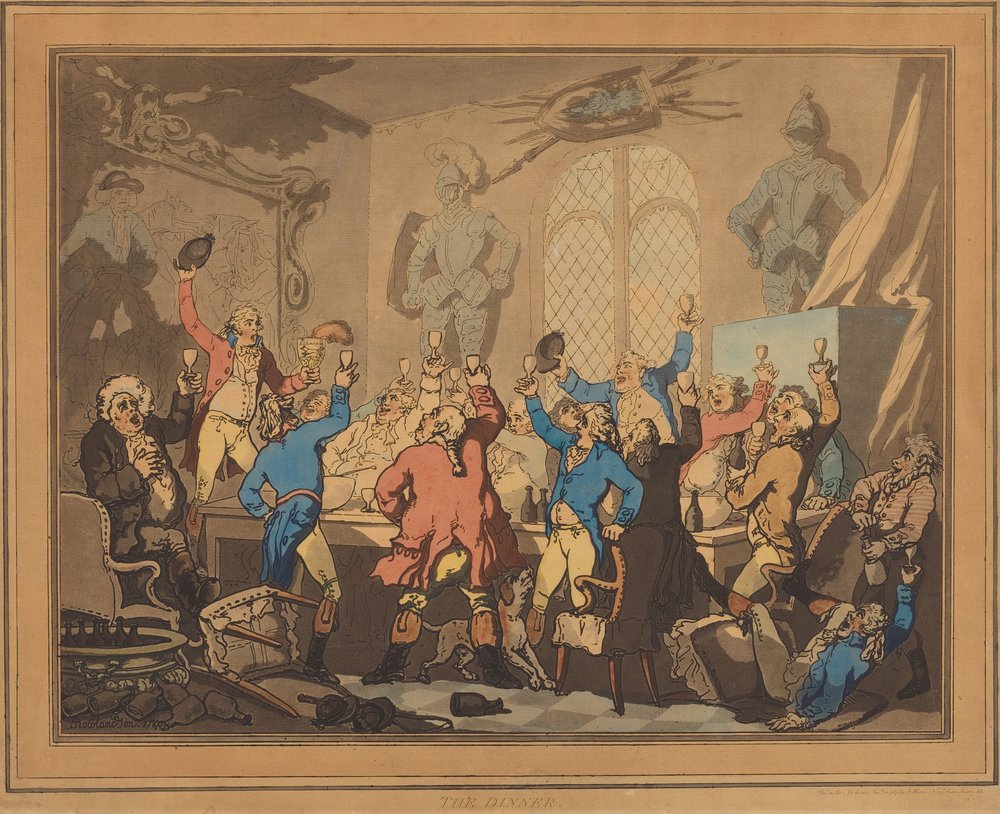 Le dîner - Thomas Rowlandson