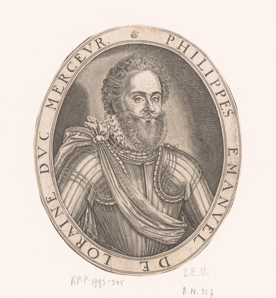 Portrait de Philippe-Emmanuel de Lorraine, duc de Mercoeur - Thomas de Leu