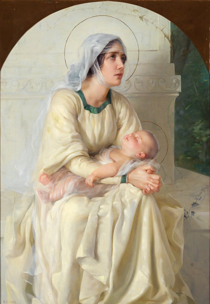 Madonna avec enfant - Unbekannt Unbekannt