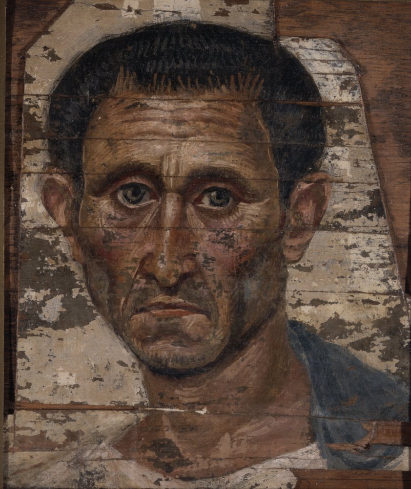 Un homme en manteau bleu - Unbekannt Unbekannt