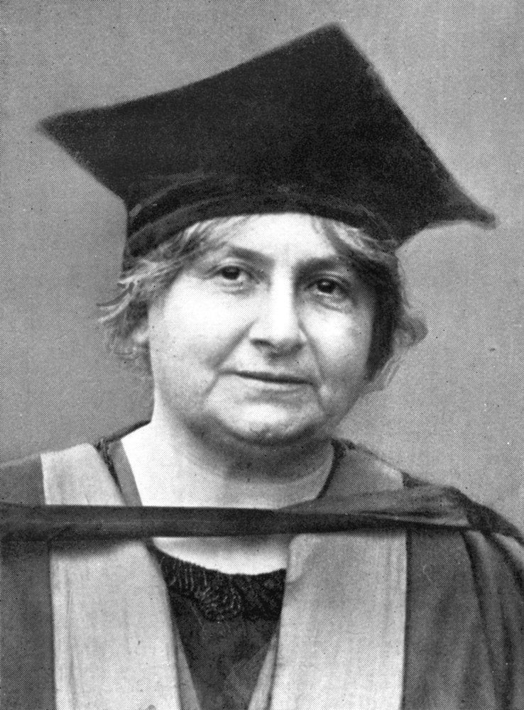 Dr Maria Montessori 1870-1952, philosophe italienne, 1926
