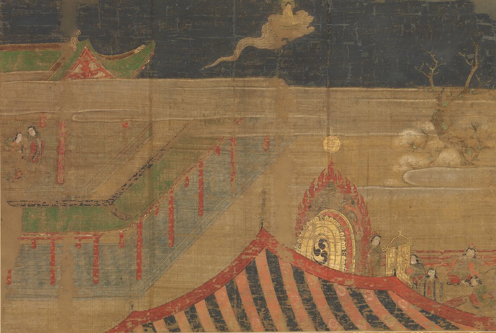 Vie du Bouddha : Abandon de la vie au palais, début du 15ème siècle - Unbekannt