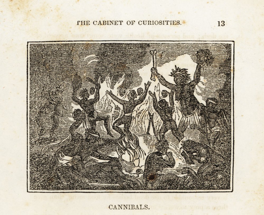 Cannibales dansant autour d