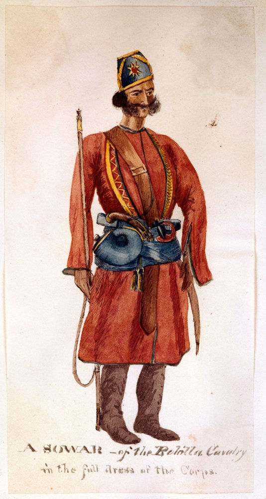 Un sowar de la cavalerie Rohilla | Unknown artist