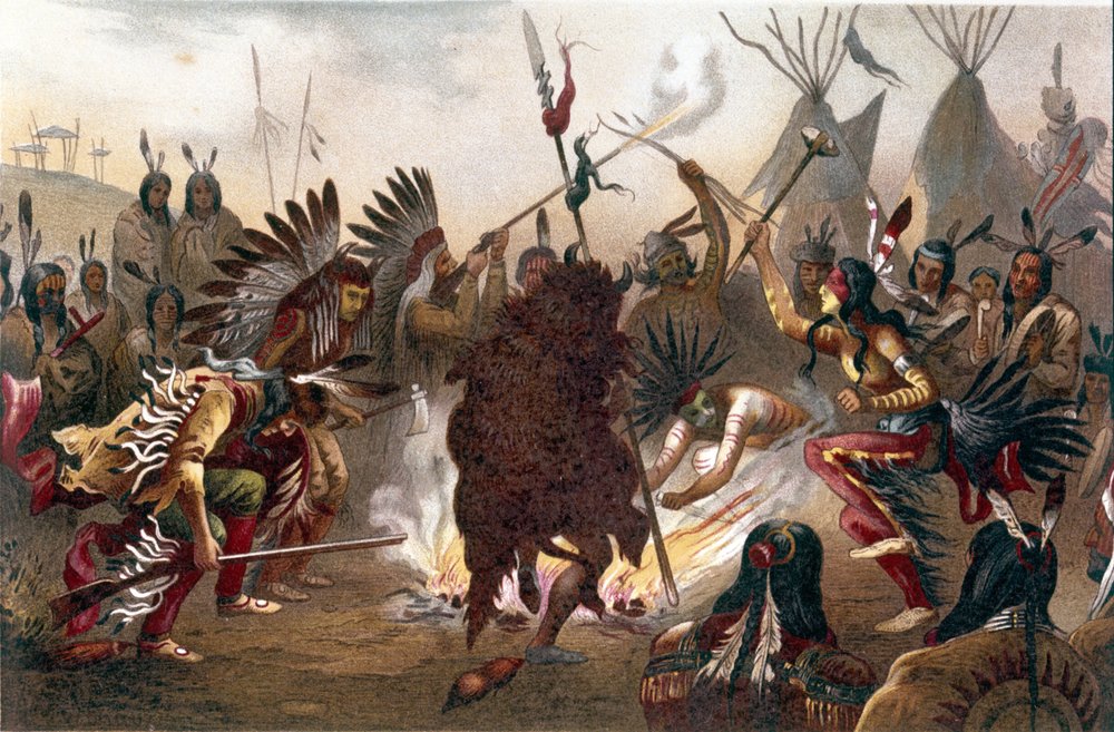 Rituel des Indiens d