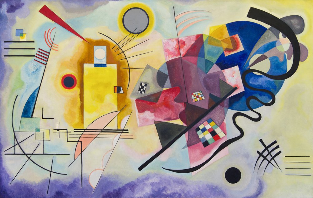 Jaune-Rouge-Bleu - Wassily Kandinsky