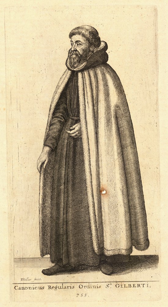 Canonicus Ordinis Sti. Gilberti | Wenceslaus Hollar