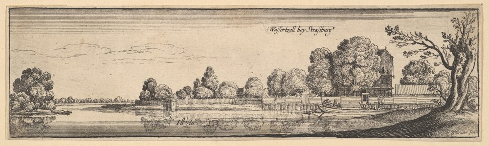 Strasbourg : La Maison des Péages - Wenceslaus Hollar