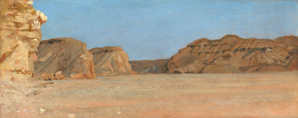 El Kab, Haute-Égypte - William Blake Richmond
