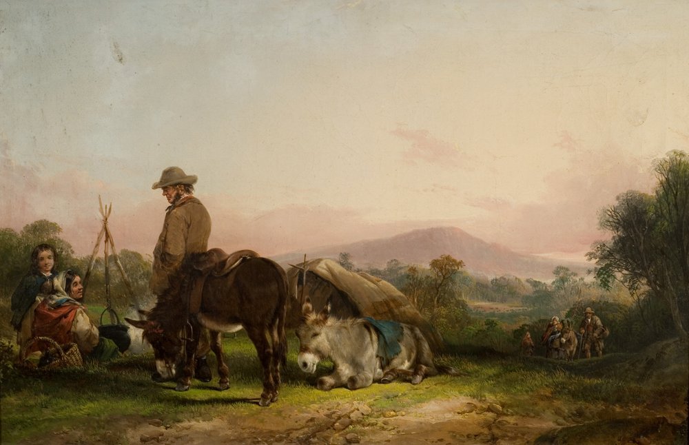 Campement de gitans | William Snr. Shayer | Estampe d'art