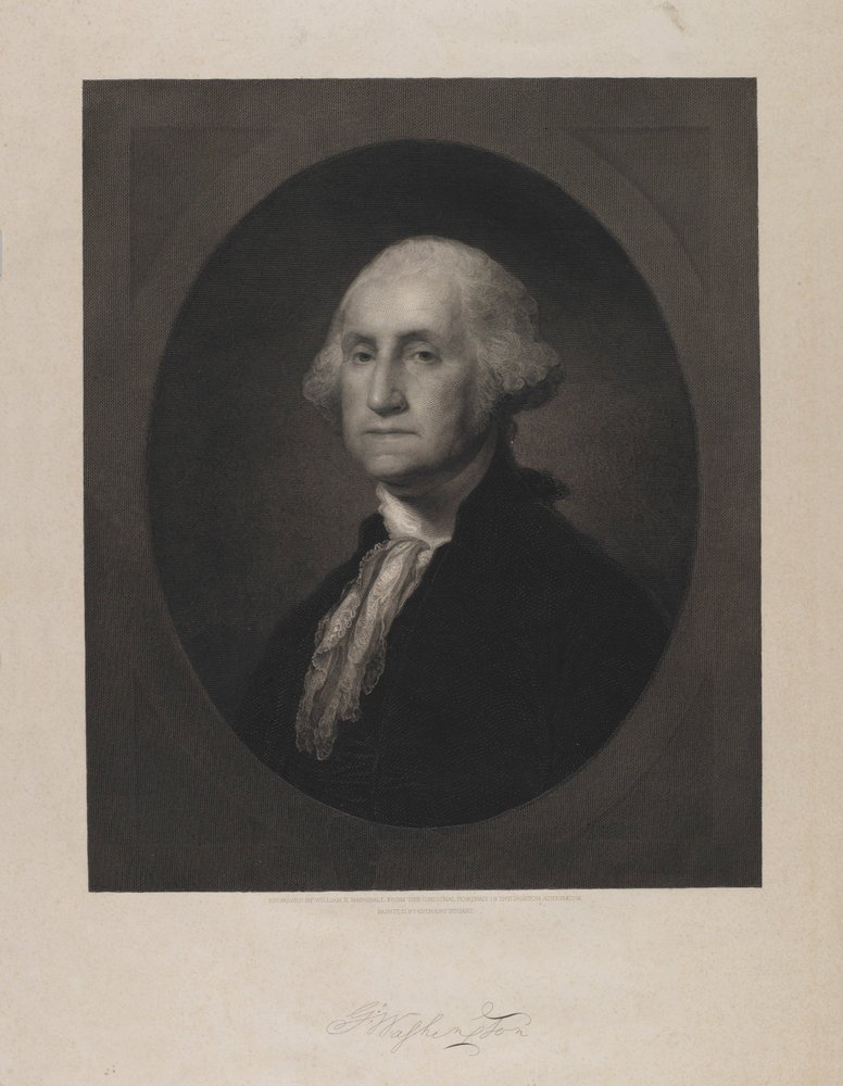 George Washington | William Edgar Marshall | Estampe d'art