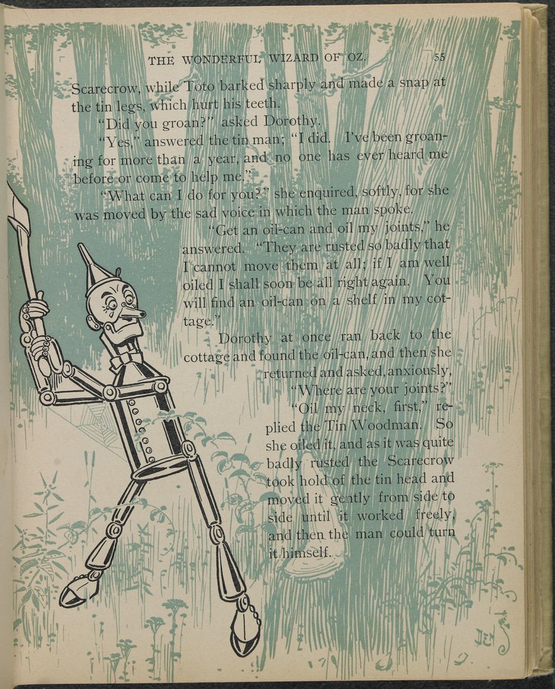 Illustration tirée de "Le merveilleux magicien d