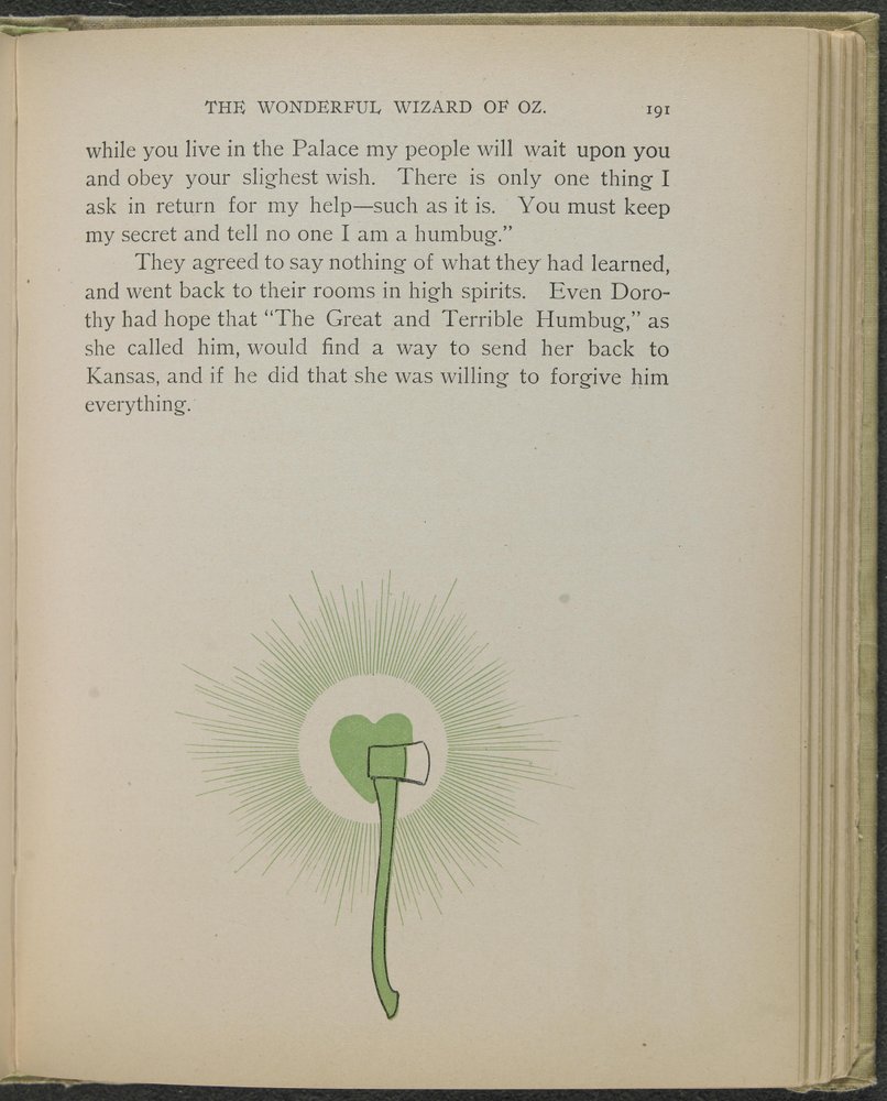 Illustration tirée de "Le merveilleux magicien d'Oz" de Lyman Frank Baum - William Wallace Denslow