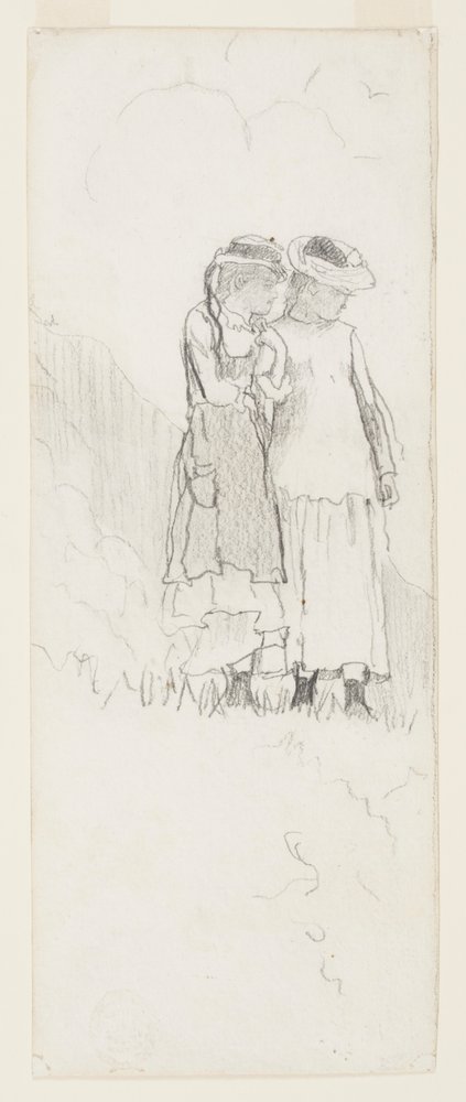 Deux jeunes filles dans un champ - Winslow Homer