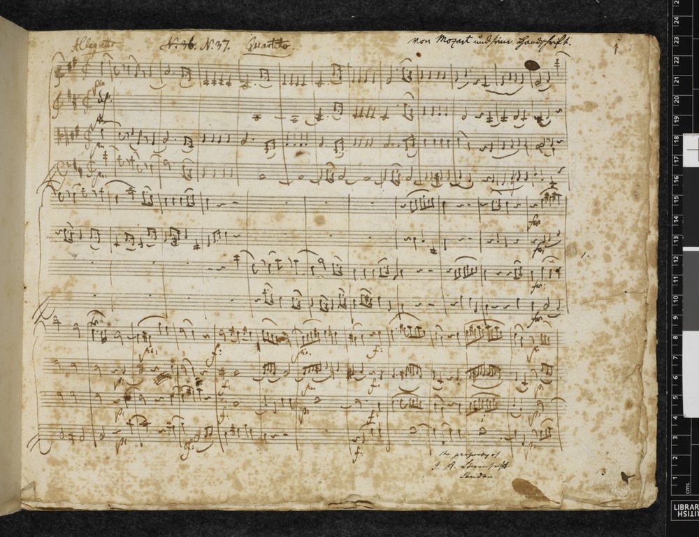 Quatuor à cordes en ré majeur, K. 499 - Wolfgang Amadeus Mozart