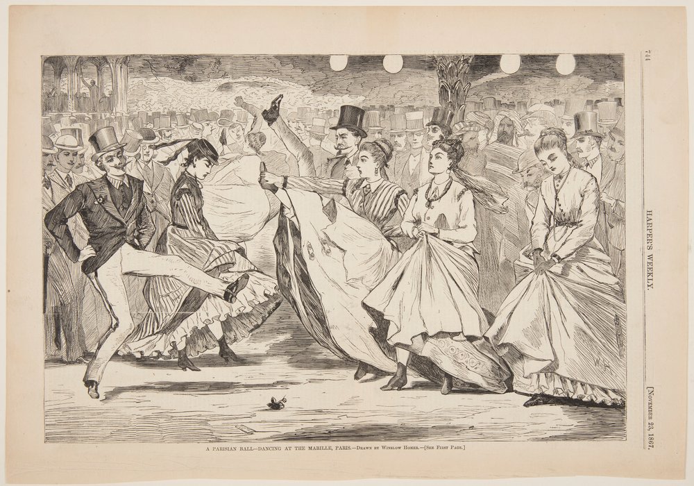 Un bal parisien – Danse au Mabille, Paris - Winslow Homer