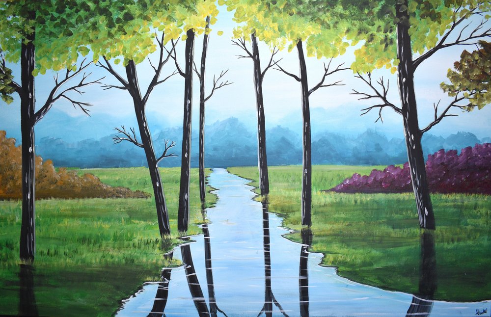 Ruisseau serein de la forêt - Aisha Haider