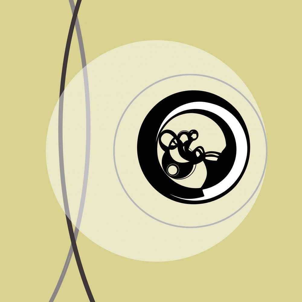 Cercles abstraits tourbillonnants - Alejandra Winkhaus