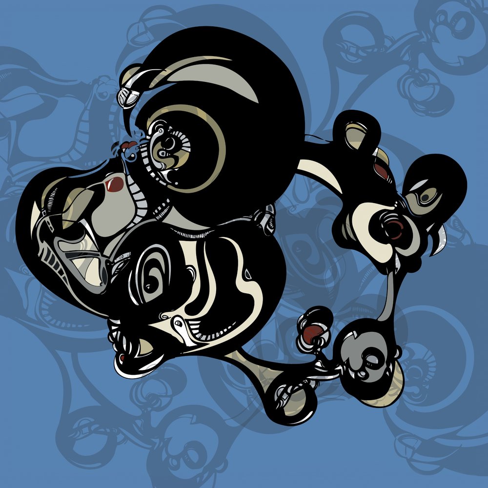 Formes organiques sombres - Alejandra Winkhaus