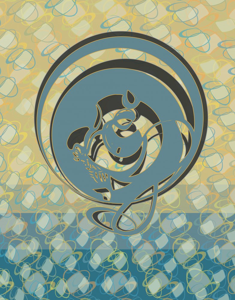 Élégant dragon bleu - Alejandra Winkhaus