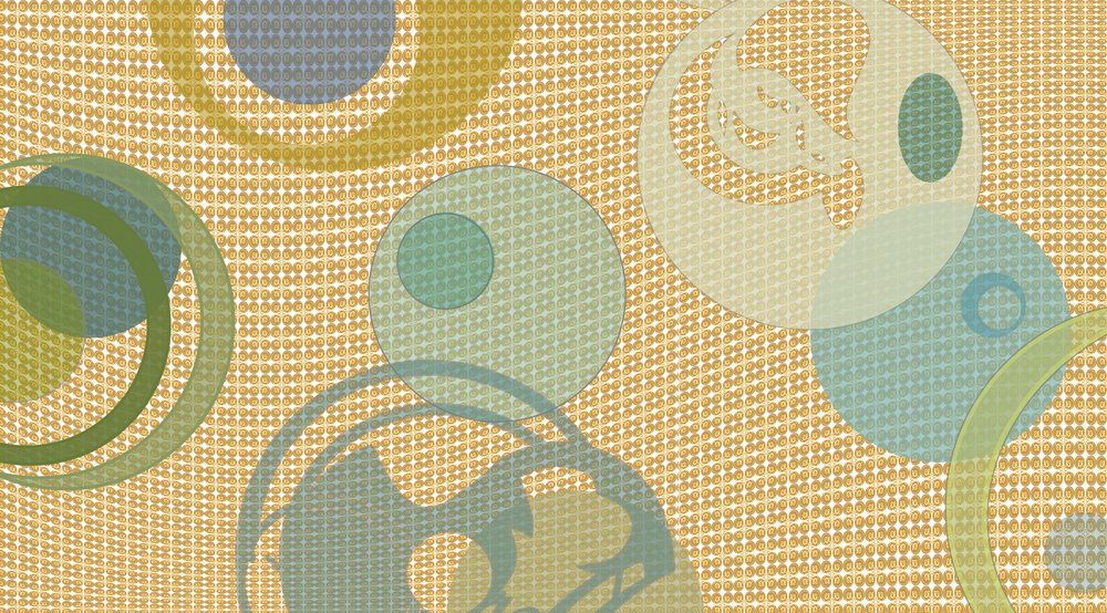 Cercles abstraits qui se chevauchent - Alejandra Winkhaus