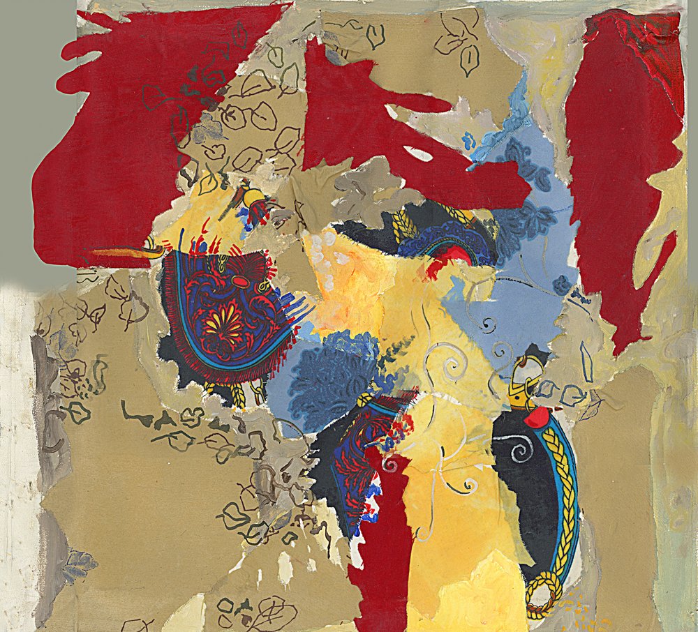 Collage abstrait plein de vie - Alejandra Winkhaus