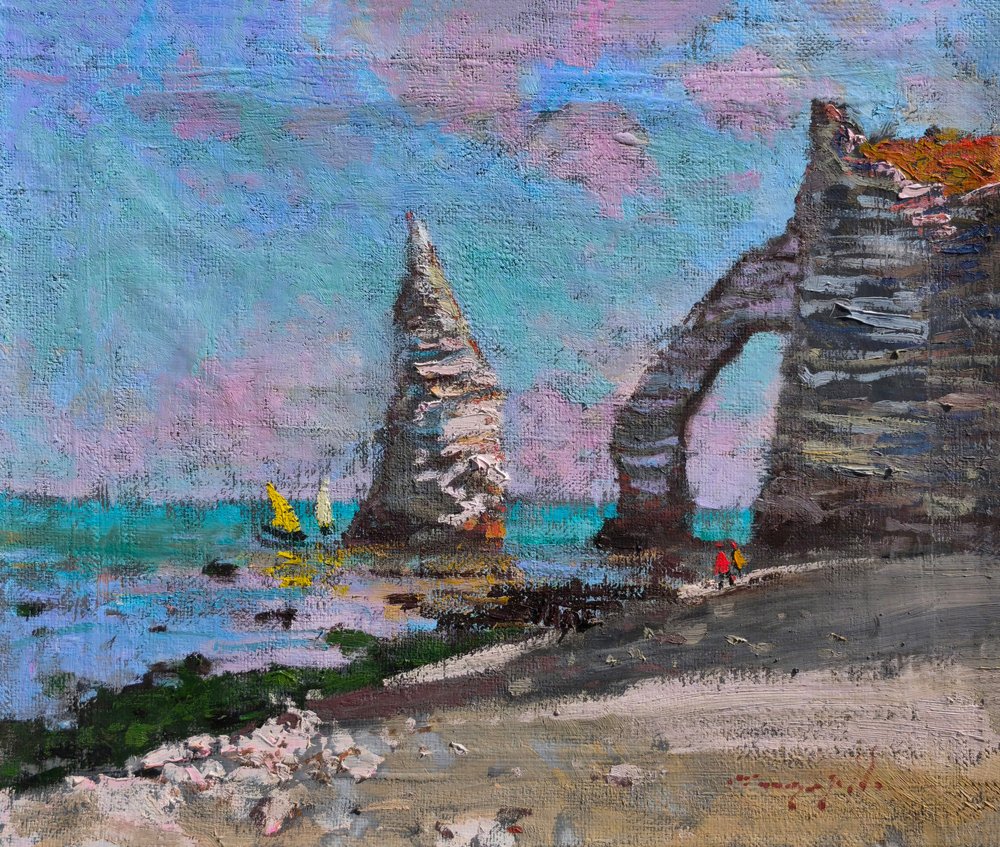 Les falaises et l