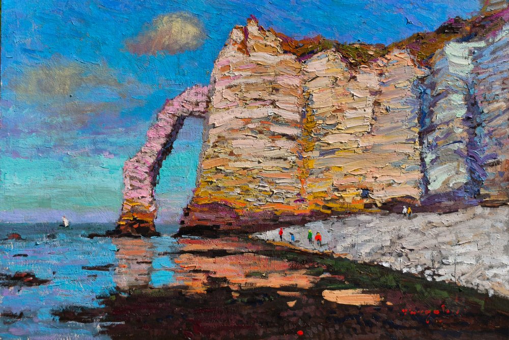 Les falaises et l