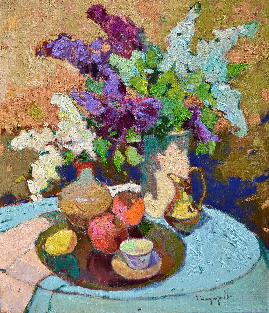 Nature morte aux lilas éclatants - Alexander Shandor