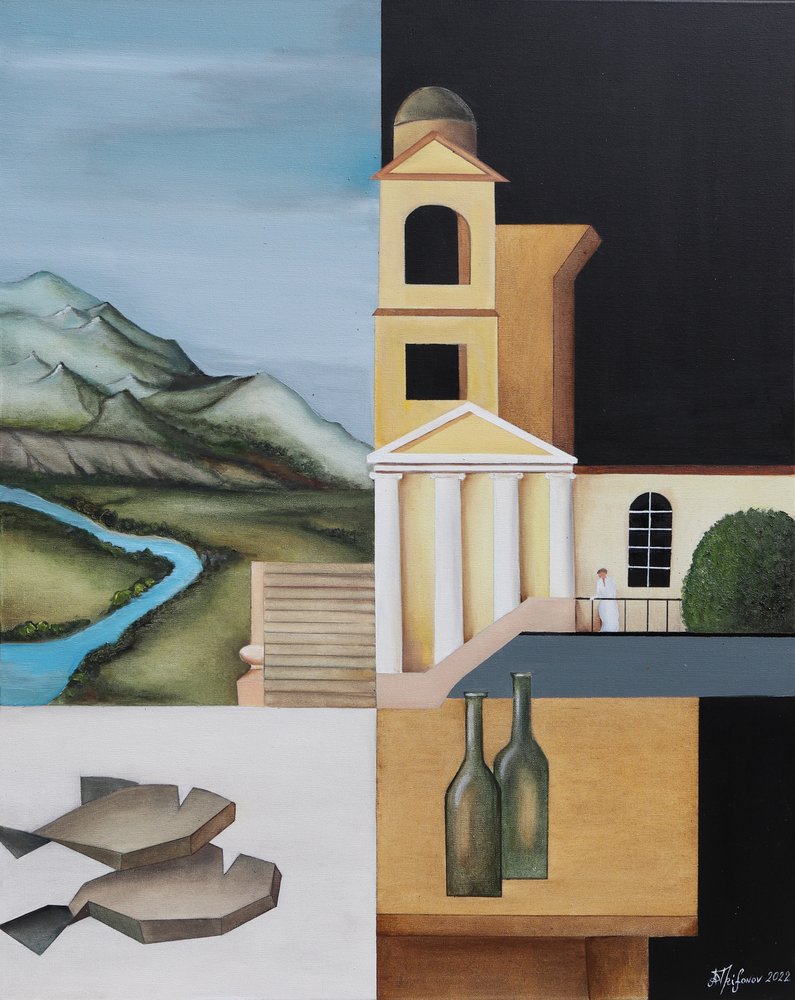 Composition surréaliste fragmentée - Alexander Trifonov